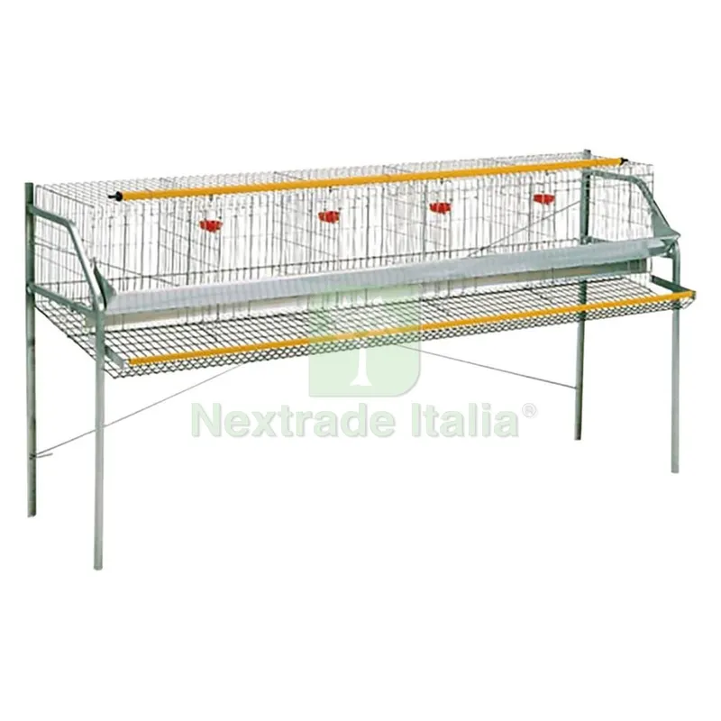 Gabbia Galline Ovaiole cm 207 x 61 x H 100 - 1 piano — Vasi e fioriere — rif. FERX.6049524NLM Gabbia Galline Ovaiole cm 207 x 61 x H 100 - 1 piano — Vasi e fioriere — rif. FERX.6049524NLM