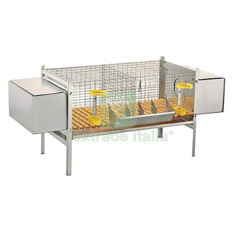 Gabbia Conigli Due Fattrici cm 149 x 66 xH 66 — Docce e arredo acqua da giardino — rif. FERX.6049540NLM