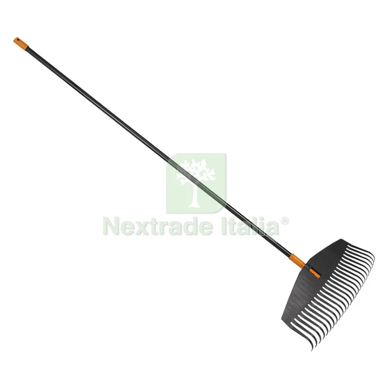 Rastrello con Manico per Foglie 'solid L' cm 52 - 25 denti — Attrezzi da giardino — rif. FERX.6102360NLM