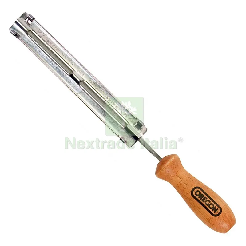 Porta Lima per Affilatura Catena Motosega lima a profilo tondo ø4 mm (5/32) — Profili e angolari decorativi — rif. FERX.6088690NLM Porta Lima per Affilatura Catena Motosega lima a profilo tondo ø4 mm (5/32) — Profili e angolari decorativi — rif. FERX.6088690NLM