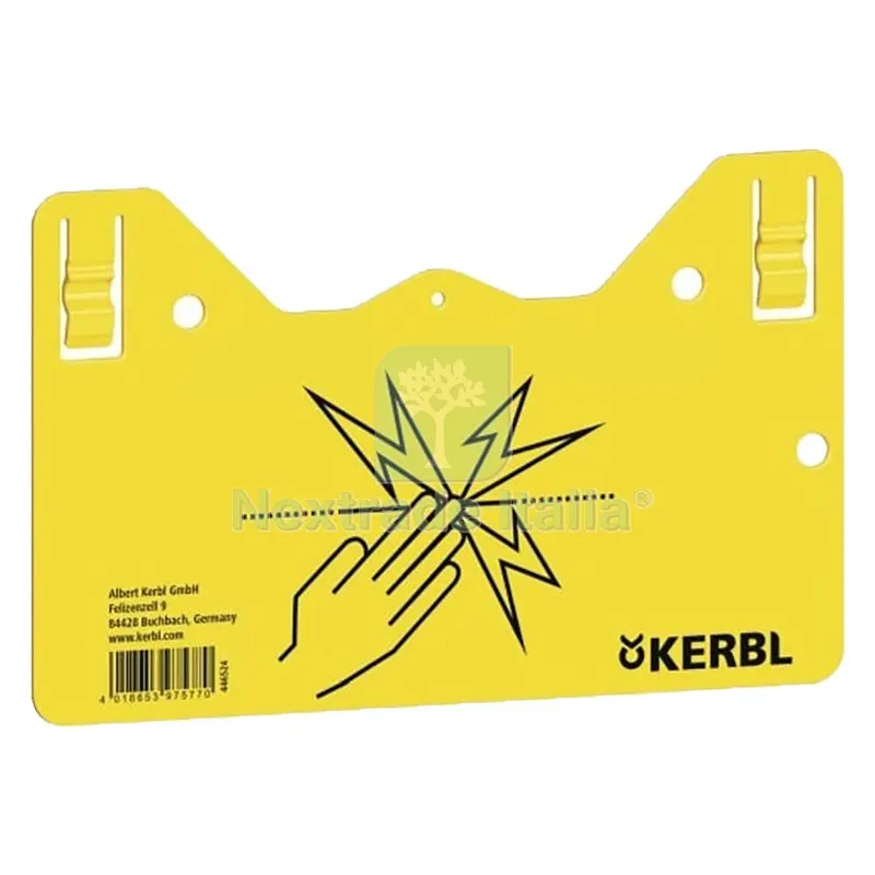CARTELLO SEGNALETICO RECINZIONE ELETTRICA cm. 26 x 15 — Utensili e segnaletica — rif. FERX.6050010NLM