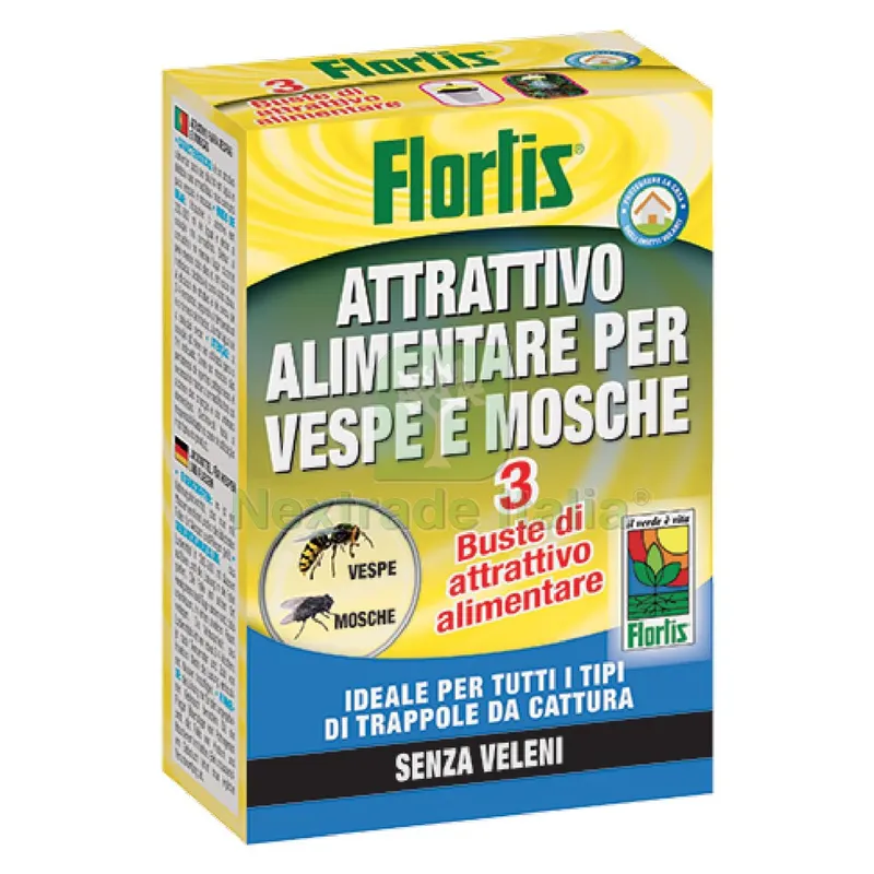 Attrattivo Alimentare per Trappola Ecologica 3 buste da ml 15 — Lime e raspe — rif. FERX.6237246NLM
