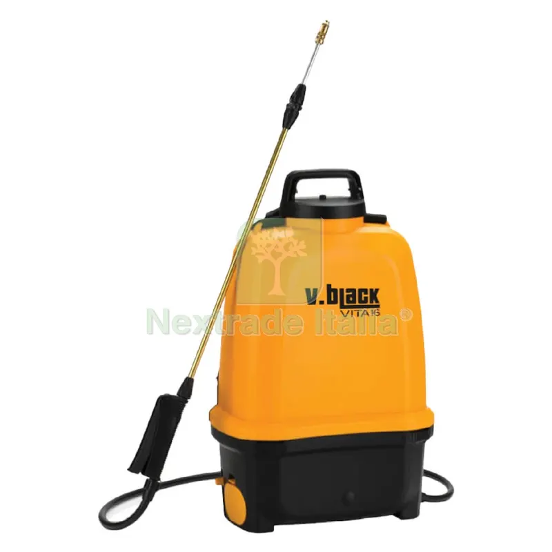 Pompa Irroratrice a Batteria 'V.BLACK Vita' Lt 16 - 14,4 Vdc 2 Ah — Attrezzi da giardino — rif. FERX.6040118NLM