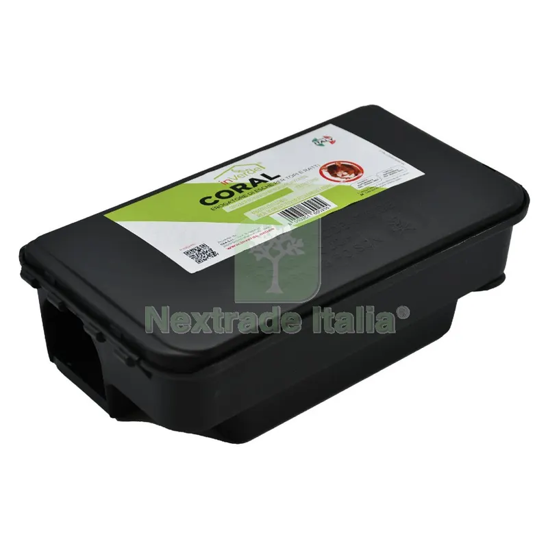 Stazione di Sicurezza per Esche Rodenticide 'coral' cm. 12,5 x 23 — Protezione piante e sementi — rif. FERX.6063964NLM