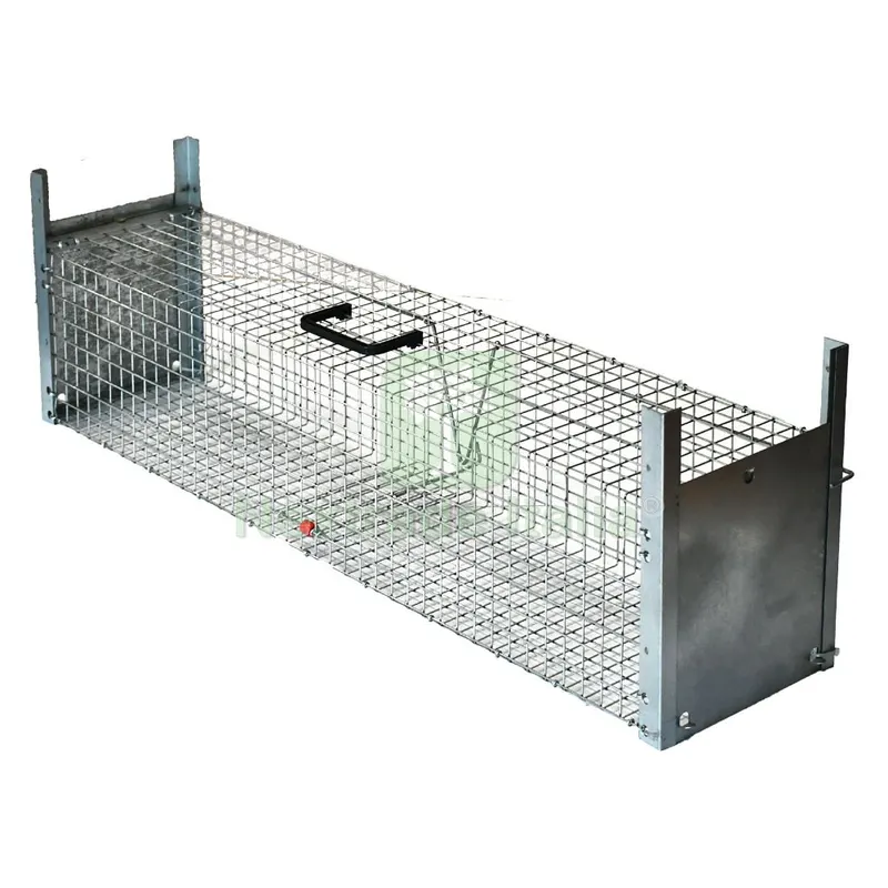 TRAPPOLA PER PREDATORI DOPPIA ENTRATA cm 108 x 21 x h 21 — Protezione piante e sementi — rif. FERX.6063474NLM TRAPPOLA PER PREDATORI DOPPIA ENTRATA cm 108 x 21 x h 21 — Protezione piante e sementi — rif. FERX.6063474NLM