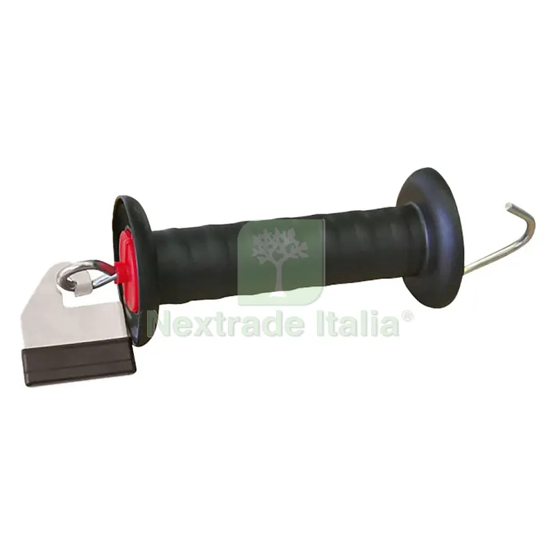 Maniglia per Cancello Recinzioni Elettriche con Attacco Fettuccia attacco fettuccia h. 40 mm — Reti e recinzioni — rif. FERX.6050058NLM Maniglia per Cancello Recinzioni Elettriche con Attacco Fettuccia attacco fettuccia h. 40 mm — Reti e recinzioni — rif. FERX.6050058NLM