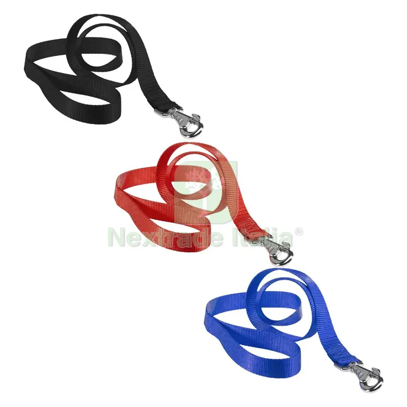 2PZ GUINZAGLIO PER CANE 'CLUB G' cm 120 x mm 20 - blu — Cani — rif. FERX.6060388NLM