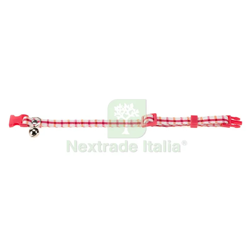 3PZ Collare per Gatto 'GAT' '5628' - mm 20 / 30 x 10 - fantasia scozzese — Fascette e collari — rif. FERX.6060490NLM 3PZ Collare per Gatto 'GAT' '5628' - mm 20 / 30 x 10 - fantasia scozzese — Fascette e collari — rif. FERX.6060490NLM