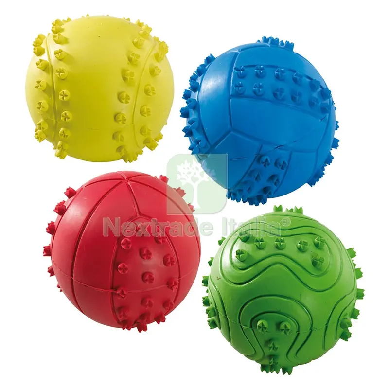 4PZ PALLA IN GOMMA -üØ 6 cm — Tempo libero outdoor — rif. FERX.6061296NLM 4PZ PALLA IN GOMMA -üØ 6 cm — Tempo libero outdoor — rif. FERX.6061296NLM