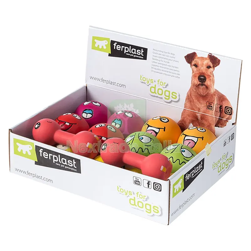 14PZ Gioco in Lattice 'DOG Toys' varie fantasie — Tempo libero outdoor — rif. FERX.6061306NLM 14PZ Gioco in Lattice 'DOG Toys' varie fantasie — Tempo libero outdoor — rif. FERX.6061306NLM