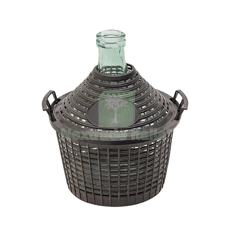 DAMIGIANA IN VETRO A 'BOCCA STRETTA' lt.5 - Ø bocca 4,3 cm. senza tappo — Accessori bagno — rif. FERX.794330NLM DAMIGIANA IN VETRO A 'BOCCA STRETTA' lt.5 - Ø bocca 4,3 cm. senza tappo — Accessori bagno — rif. FERX.794330NLM