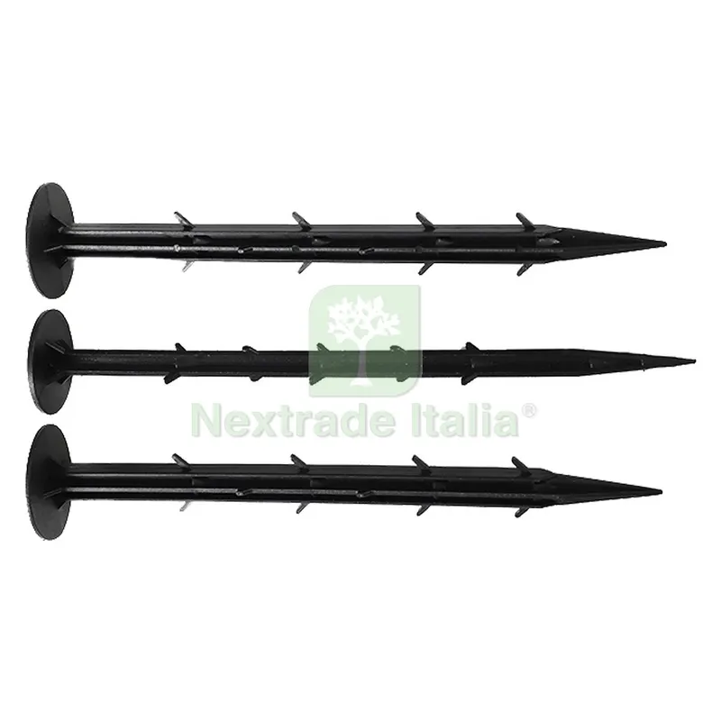 100PZ Picchetto Fermatelo a Chiodo cm.20 - Ø cm.4 — Chiodi e graffe — rif. FERX.606616NLM 100PZ Picchetto Fermatelo a Chiodo cm.20 - Ø cm.4 — Chiodi e graffe — rif. FERX.606616NLM