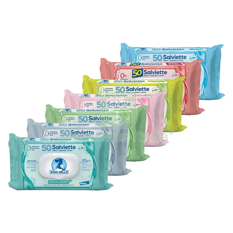 SALVETTE DETERGENTI 'SANO E BELLO' profumazione aloe — Scarichi e sifoni — rif. FERX.6061316NLM