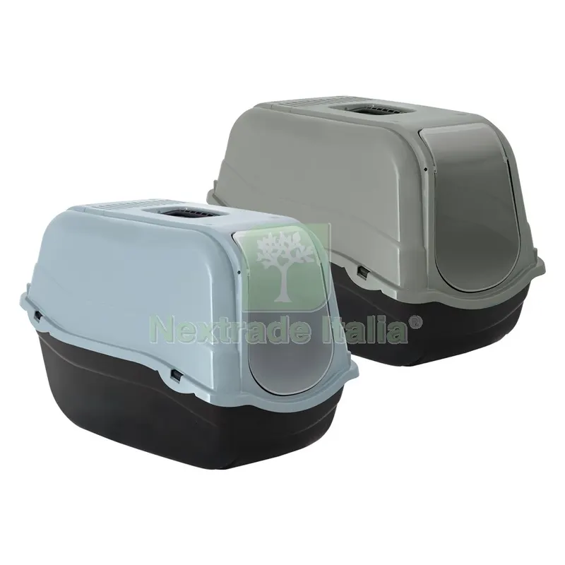TOILETTE PER GATTI 'ROMEO ECO' col. ice - cm 57 x 39 x h. 41 — Gatti — rif. FERX.6060641NLM