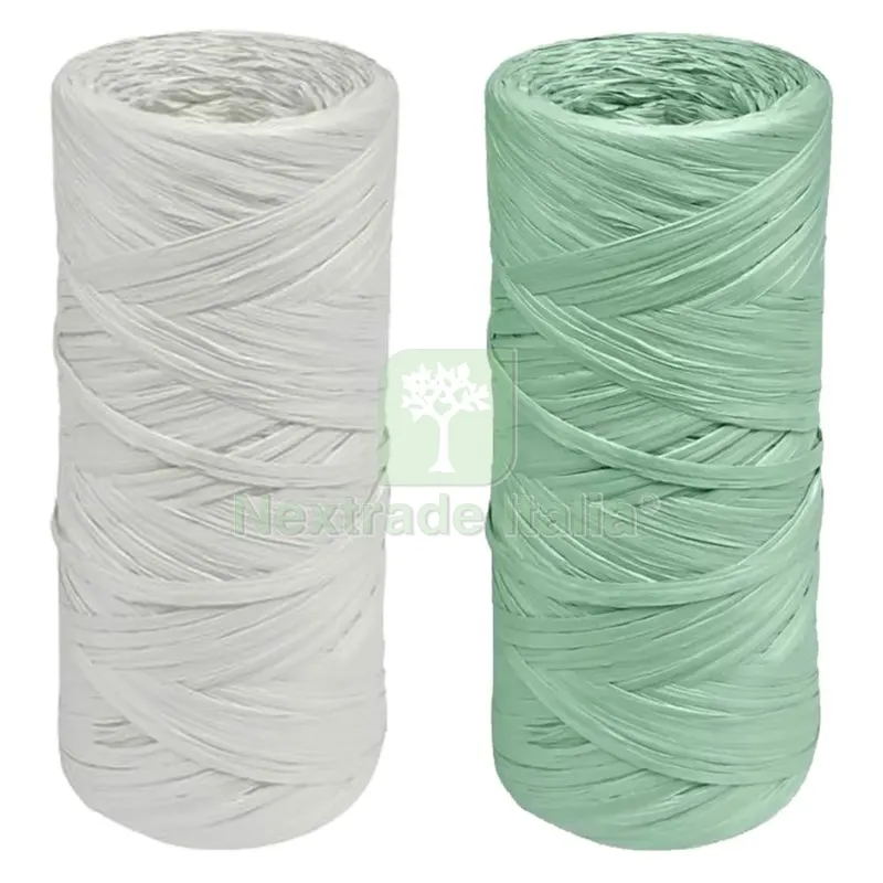 20KG RAFIA SINTETICA A GOMITOLO gr. 200 circa - verde — Vernici e smalti — rif. FERX.608418NLM 20KG RAFIA SINTETICA A GOMITOLO gr. 200 circa - verde — Vernici e smalti — rif. FERX.608418NLM