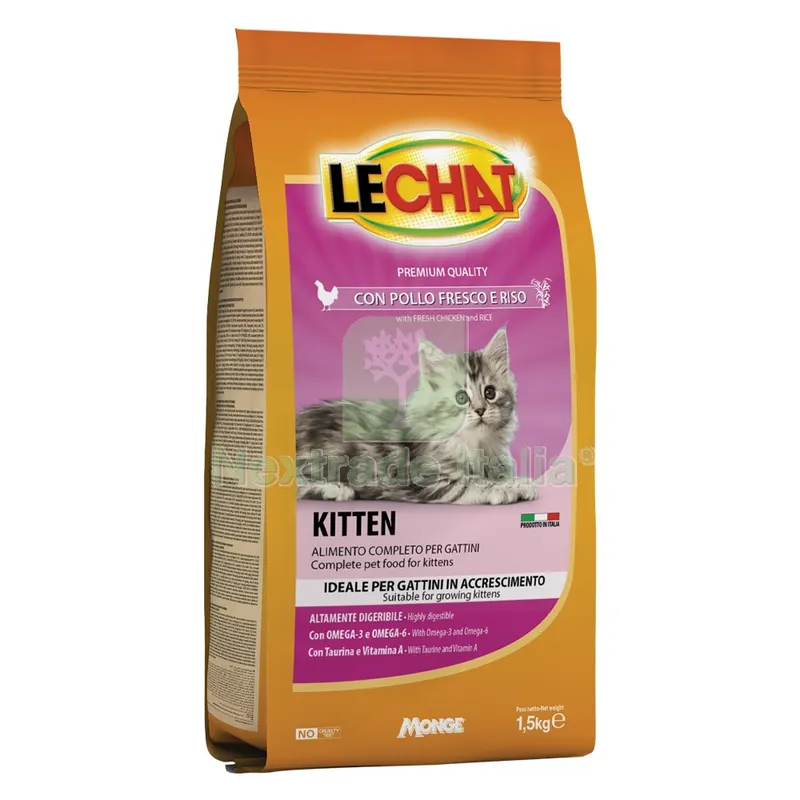 Croccantini per Gatti 'LE Chat Junior Kitten' kg 1,5 — Gatti — rif. FERX.6160702NLM Croccantini per Gatti 'LE Chat Junior Kitten' kg 1,5 — Gatti — rif. FERX.6160702NLM