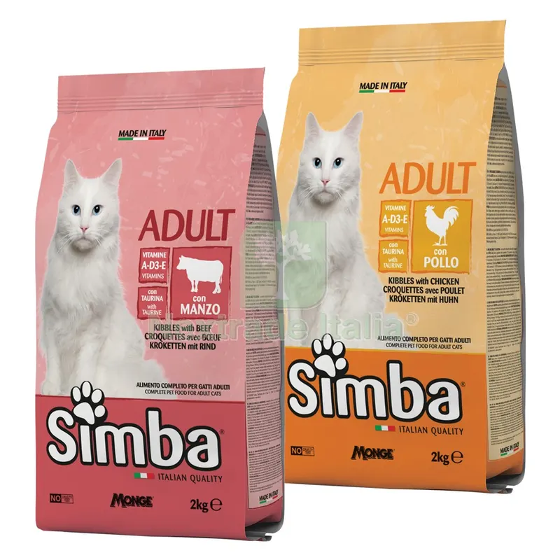 CROCCANTINI PER GATTI 'SIMBA' pollo - kg 2 — Gatti — rif. FERX.6160660NLM