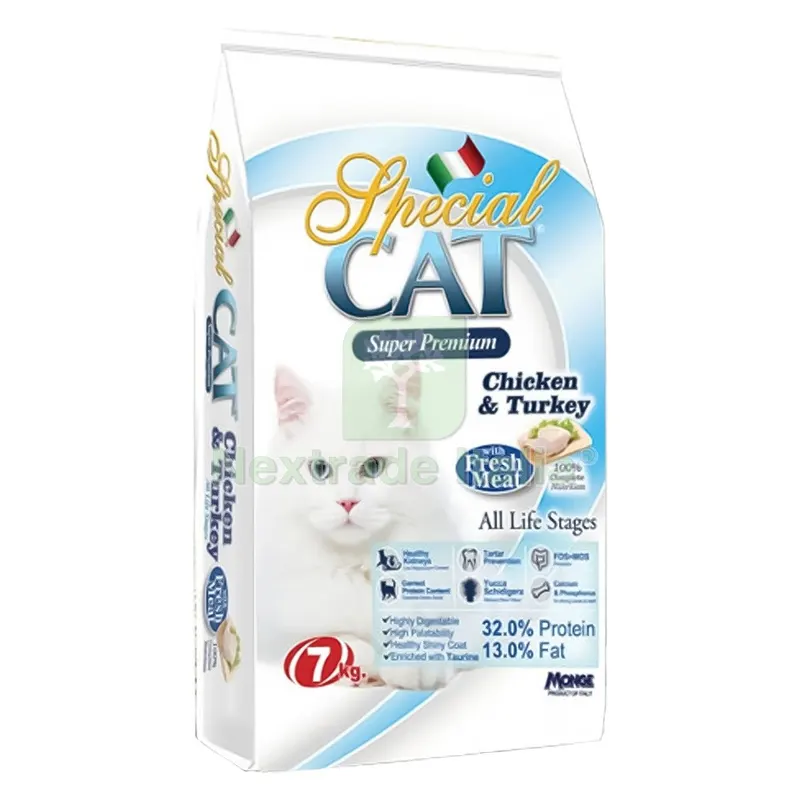 CROCCANTINI PER GATTI 'SPECIAL CAT' pollo e tacchino - kg 7 — Gatti — rif. FERX.6160662NLM