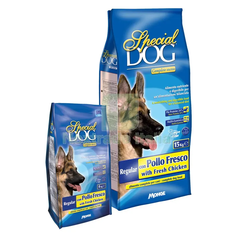 CROCCHETTE PER CANI ADULTI 'SPECIAL DOG' Regular CON pollo fresco - kg 4 — Mangimi e alimentazione — rif. FERX.6160695NLM