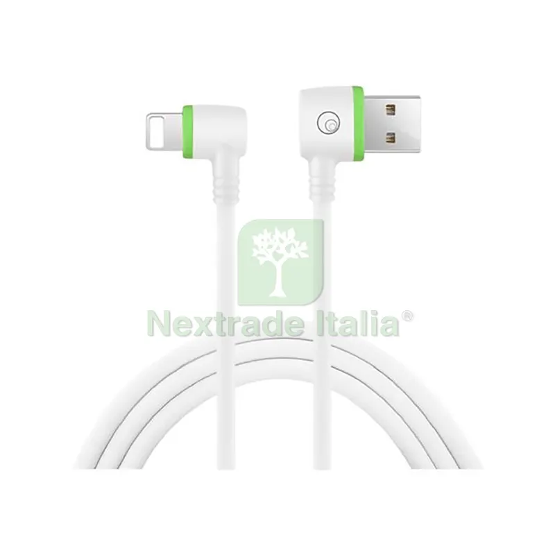Cavetto per Smartphone a 90° lightning Apple - 1 metro (2,4A) — Elettronica e TV — rif. FERX.8121772NLM