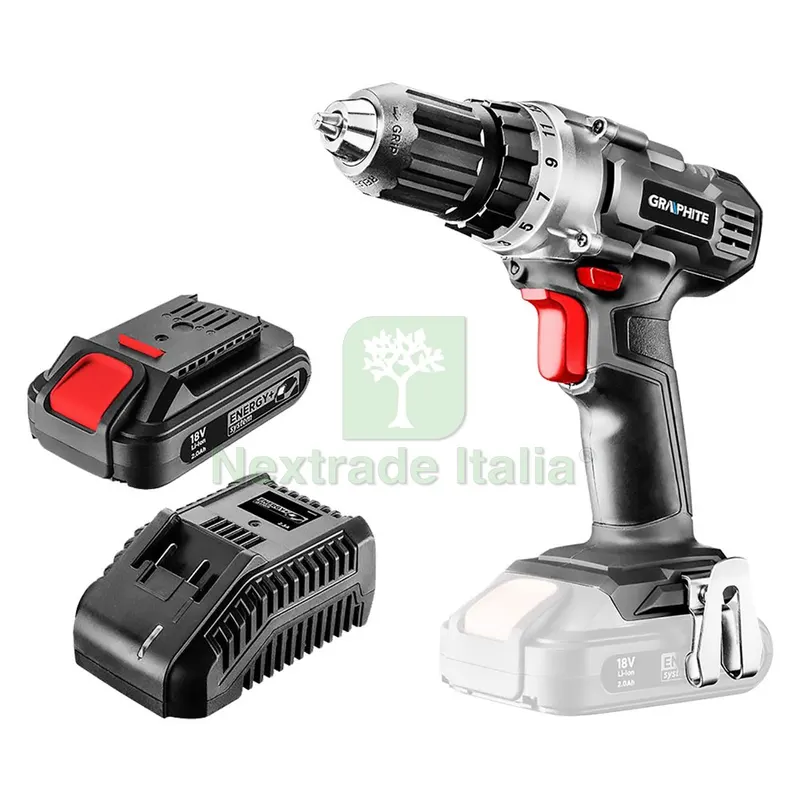 Trapano Avvitatore 18 V — Trapani e avvitatori — rif. FERX.5107029NLM Trapano Avvitatore 18 V — Trapani e avvitatori — rif. FERX.5107029NLM
