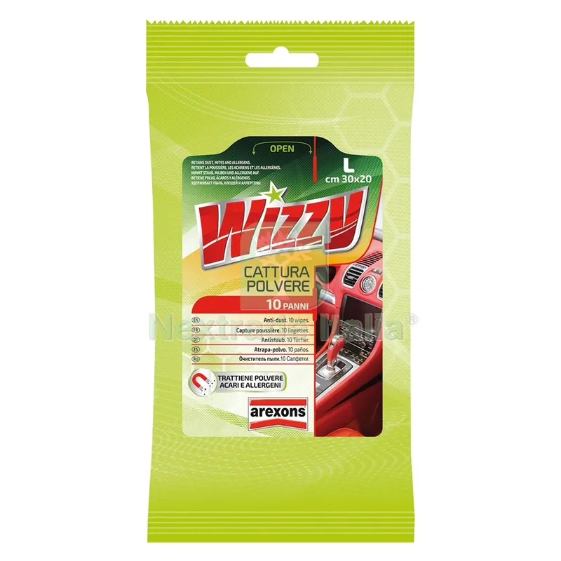 PANNO CATTURA POLVERE 'WIZZY' busta 10 pezzi — Tempo libero outdoor — rif. FERX.9200040NLM PANNO CATTURA POLVERE 'WIZZY' busta 10 pezzi — Tempo libero outdoor — rif. FERX.9200040NLM