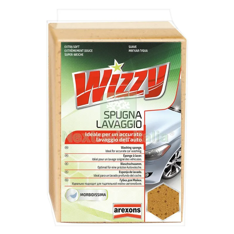 SPUGNA LAVAGGIO AUTO 'WIZZY' cm 17 x 11 x 7 — Cura e pulizia auto — rif. FERX.9200020NLM