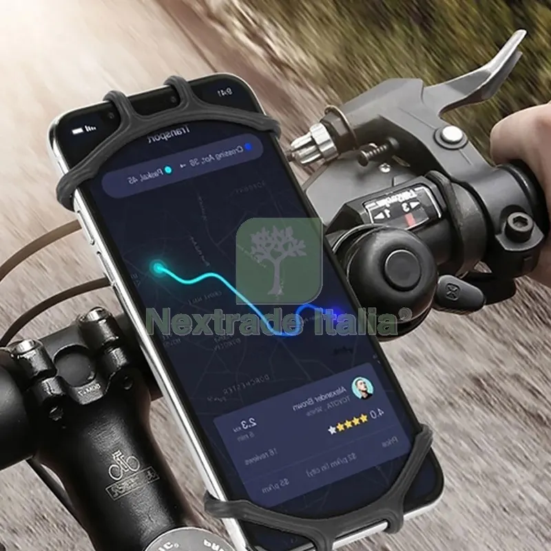 12PZ SUPPORTO SMARTPHONE PER BICI E MOTO rotazione 360° — Elettronica e TV — rif. FERX.8122084NLM
