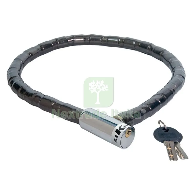 Lucchetto per Moto cm 150 - ø mm 25 — Lucchetti e catene — rif. FERX.3025460NLM Lucchetto per Moto cm 150 - ø mm 25 — Lucchetti e catene — rif. FERX.3025460NLM