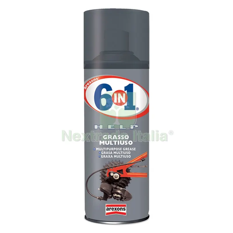 LUBRIFICANTE SPRAY 'HELP GRASSO MULTIUSO' ml. 400 — Lubrificanti e oli — rif. FERX.920034NLM LUBRIFICANTE SPRAY 'HELP GRASSO MULTIUSO' ml. 400 — Lubrificanti e oli — rif. FERX.920034NLM
