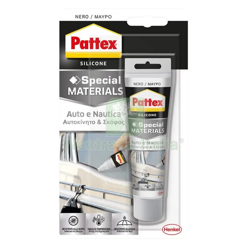 Silicone Acetico 'auto - Nautica' RAL 9005 nero ml 50 nx1 — Adesivi e sigillanti — rif. FERX.900759NLM Silicone Acetico 'auto - Nautica' RAL 9005 nero ml 50 nx1 — Adesivi e sigillanti — rif. FERX.900759NLM
