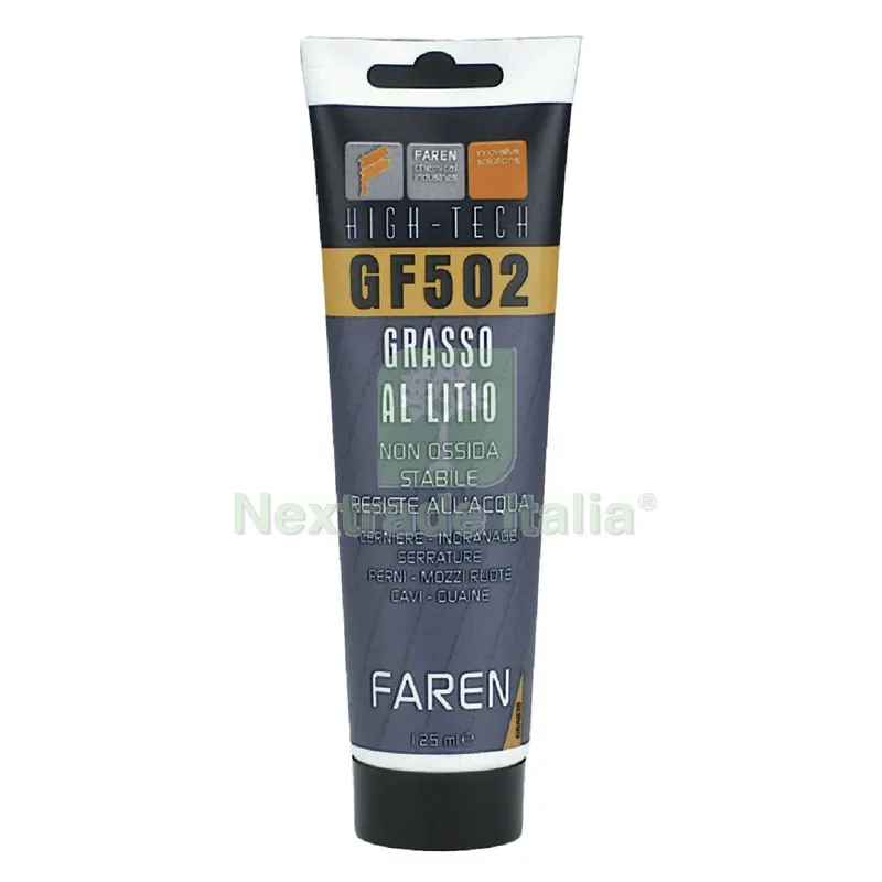 Grasso al Litio 'GF 502' ml 125 - in tubetto — Lubrificanti e oli — rif. FERX.9061410NLM Grasso al Litio 'GF 502' ml 125 - in tubetto — Lubrificanti e oli — rif. FERX.9061410NLM