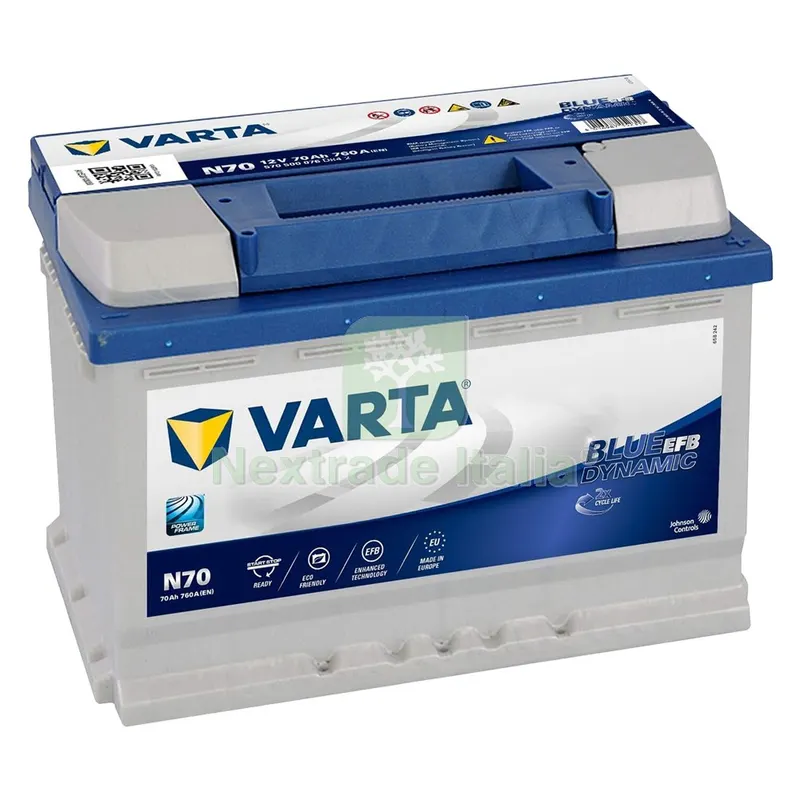 Batteria per Auto Start & Stop 'varta Blue Dynamic EFB' 'N60' - 60 Ah dx / mm 242 x 175 x 190 — Ricambi e fluidi auto — rif. FERX.6061542NLM