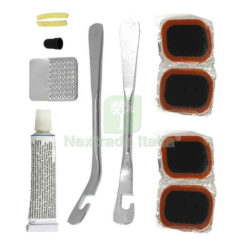Kit Riparazione Biciclette set 12 pezzi — Tempo libero outdoor — rif. FERX.5000104NLM Kit Riparazione Biciclette set 12 pezzi — Tempo libero outdoor — rif. FERX.5000104NLM