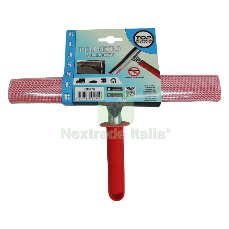 Spazzola Pulivetro per Auto 'glasser' con manico - cm 25 x 22 — Casalinghi e organizzazione — rif. FERX.6060882NLM Spazzola Pulivetro per Auto 'glasser' con manico - cm 25 x 22 — Casalinghi e organizzazione — rif. FERX.6060882NLM