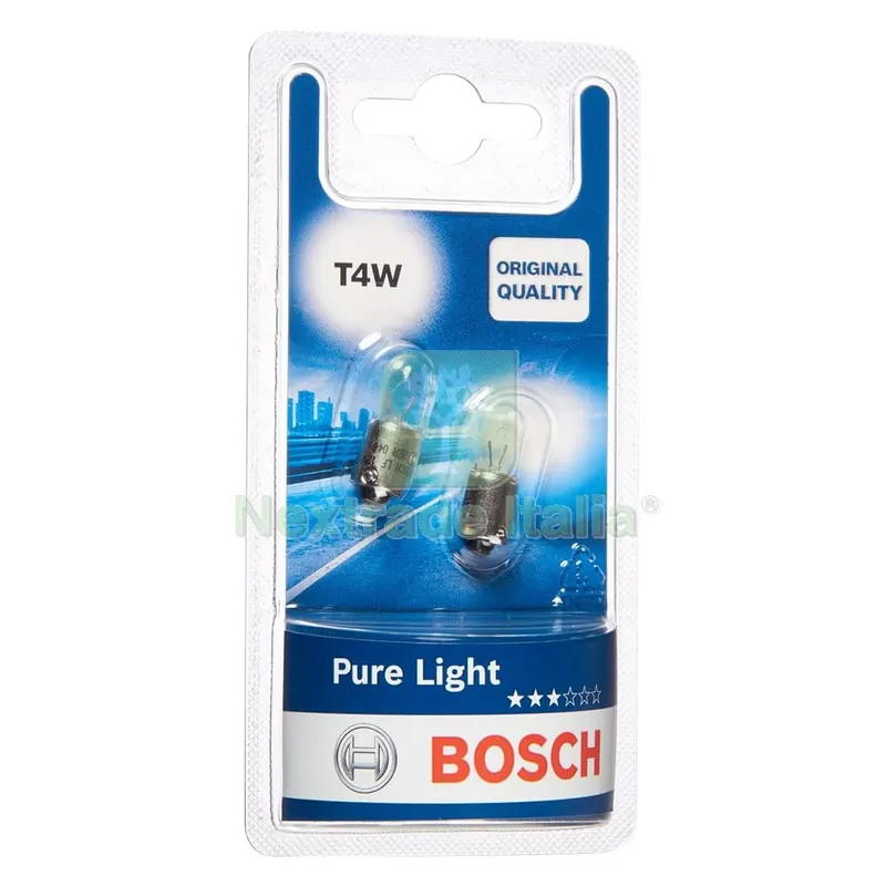 LAMPADINA PER LUCI DIREZIONE E POSIZIONE T4W - 12 V - 4 W - attacco BA9s - 2 pezzi — Illuminazione — rif. FERX.6060712NLM