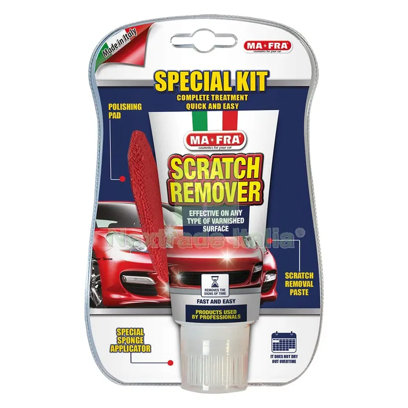 KIT RIMUOVI GRAFFI ml. 100 - cf. con pasta e applicatore — Punte, frese e dischi — rif. FERX.920062NLM KIT RIMUOVI GRAFFI ml. 100 - cf. con pasta e applicatore — Punte, frese e dischi — rif. FERX.920062NLM