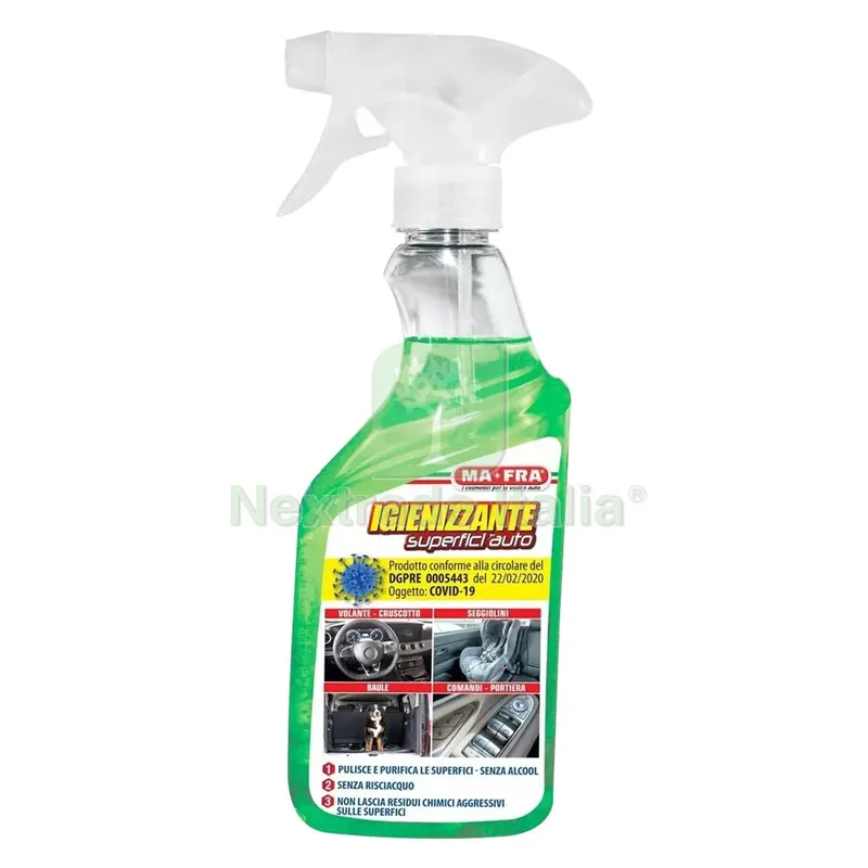 DETERGENTE IGIENIZZANTE 'SUPERFICI AUTO' ml 500 — Scarichi e sifoni — rif. FERX.6060668NLM