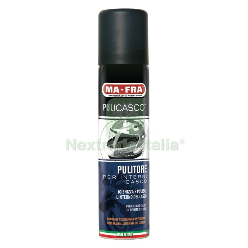 IGIENIZZANTE SPRAY PER CASCO MOTO 'PULICASCO' ml 75 — Protezioni corpo — rif. FERX.9061656NLM IGIENIZZANTE SPRAY PER CASCO MOTO 'PULICASCO' ml 75 — Protezioni corpo — rif. FERX.9061656NLM