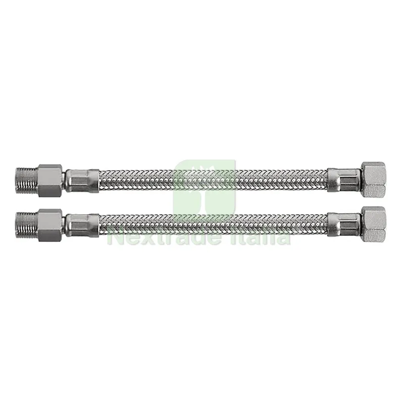 FLESSIBILE PER MONOCOMANDO cm 30 - 1/2 M x 3/8 F maschio prolungato - pz.2 — Rubinetti e valvole — rif. FERX.020454NLM FLESSIBILE PER MONOCOMANDO cm 30 - 1/2 M x 3/8 F maschio prolungato - pz.2 — Rubinetti e valvole — rif. FERX.020454NLM
