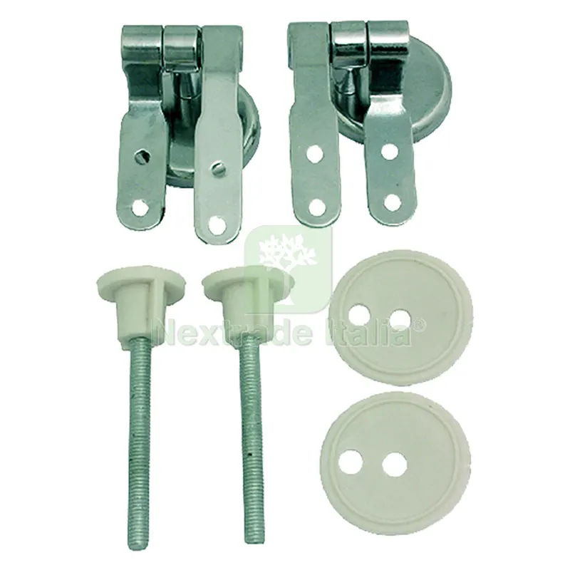 CERNIERA PER FISSAGGIO SEDILE WC 2 pz — Sanitari e ceramiche — rif. FERX.020017NLM CERNIERA PER FISSAGGIO SEDILE WC 2 pz — Sanitari e ceramiche — rif. FERX.020017NLM