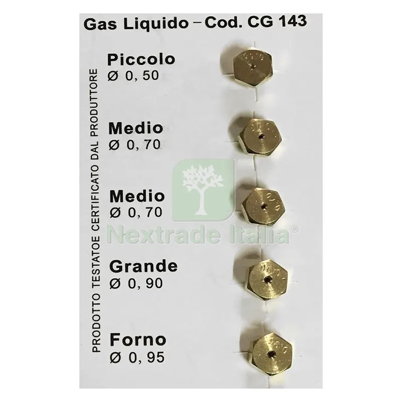 UGELLI PER CUCINA per gpl — Sanitari e ceramiche — rif. FERX.020390NLM UGELLI PER CUCINA per gpl — Sanitari e ceramiche — rif. FERX.020390NLM