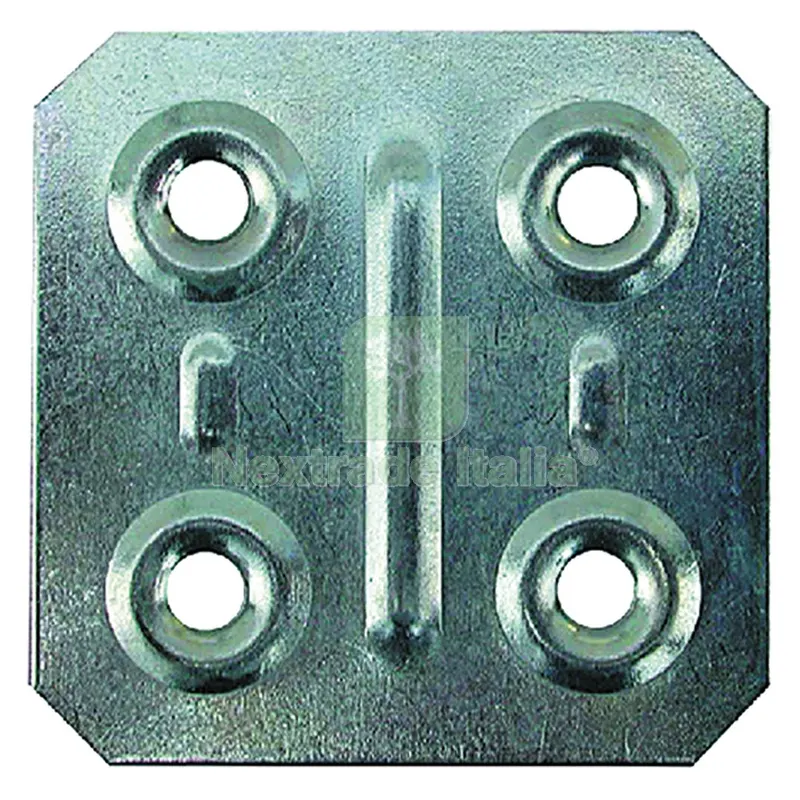 Piastrina di Giunzione mm 50x40 - pz. 8 — Ferramenta per legno e mobili — rif. FERX.030196NLM
