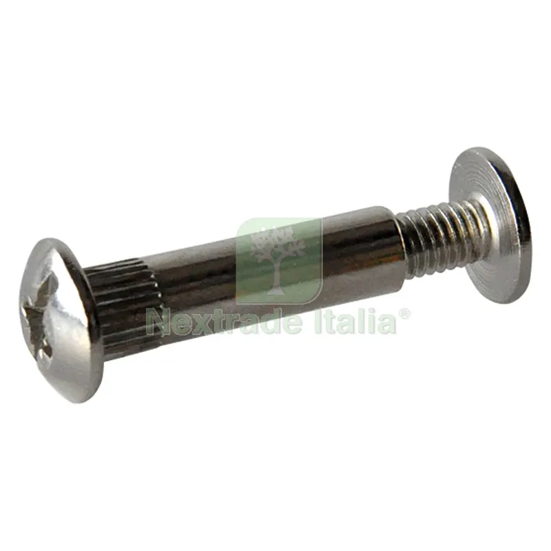 Giunzione per Mobili mm 31 - pz 4 nichelata — Minuteria metallica — rif. FERX.031420NLM