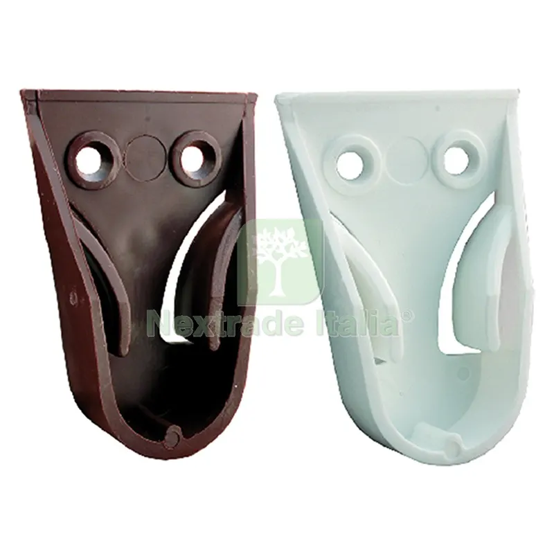 REGGITUBO PER TUBO TONDO mm 18 - pz. 4 bianco — Tubi e raccordi — rif. FERX.030500NLM