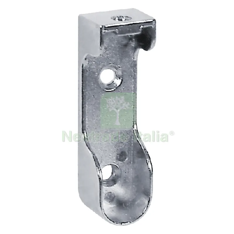 REGGITUBO LATERALE PER TUBO OVALE mm 15 - pz. 2 — Tubi e raccordi — rif. FERX.030510NLM