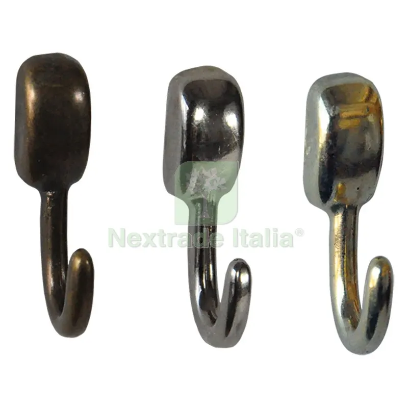 GANCIO PER QUADRI 'LUNGO' mm 30 - pz. 2 bronzo — Casalinghi e organizzazione — rif. FERX.032631NLM GANCIO PER QUADRI 'LUNGO' mm 30 - pz. 2 bronzo — Casalinghi e organizzazione — rif. FERX.032631NLM