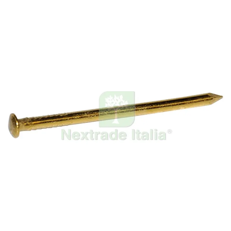Chiodi Ottonati 1,3 x 12 - gr. 50 — Chiodi e graffe — rif. FERX.035050NLM