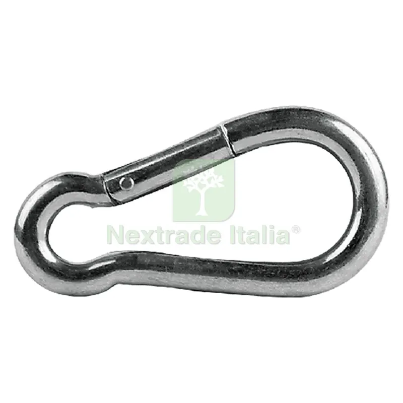 MOSCHETTONE POMPIERE mm 140 - pz. 1 — Ganci, moschettoni e anelli — rif. FERX.033162NLM MOSCHETTONE POMPIERE mm 140 - pz. 1 — Ganci, moschettoni e anelli — rif. FERX.033162NLM