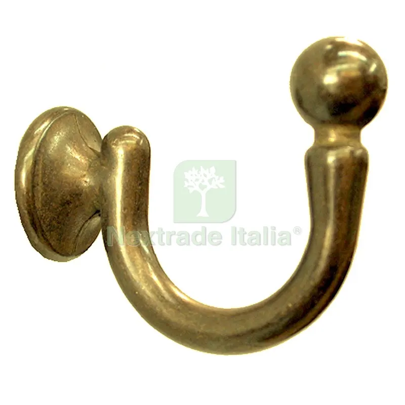 Gancio per Tenda 'milano' mm. 30 oro - pz. 2 — Casalinghi e organizzazione — rif. FERX.032330NLM